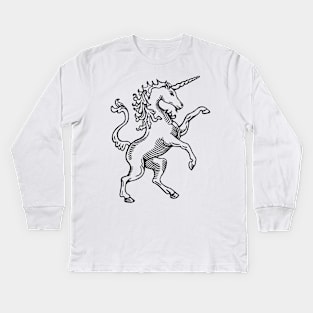 Unicorn Vintage Shirt Funny Magic T-Shirt Old Style Kids Long Sleeve T-Shirt